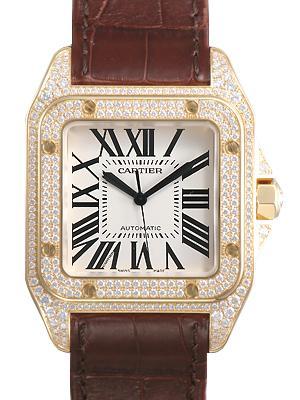 CARTIER カルティエ サントス コピー 100 LM WM500851 ホワイト